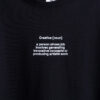Tricou Creative | negru | - imagine 2
