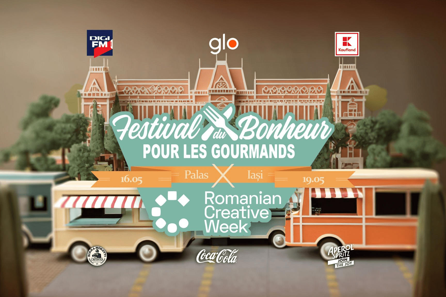 Romanian Creative Week aduce Festivalul du Bonheurpour le gourmands la Iași, în Grădinile Palas
