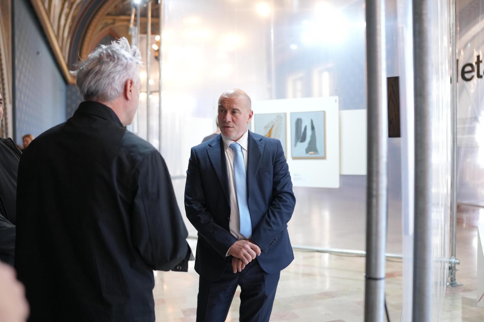 Arta contemporană, în atenția ministrului Culturii: András István Demeter a descoperit expozițiile Romanian Creative Week